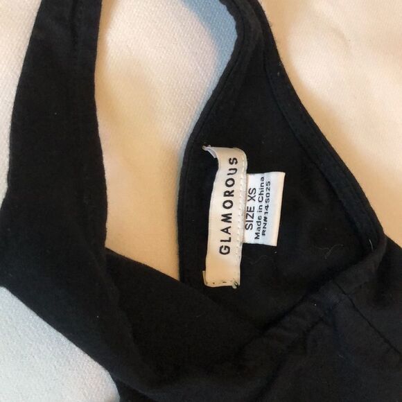 Glamorous Women’s thong black bodysuit size XS (extra small) - Picture 2 of 3